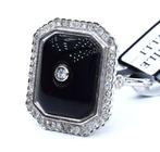 Ring - 18 karaat Witgoud - 0.55ct. tw. - Art Deco, Sieraden, Tassen en Uiterlijk, Ringen, Nieuw