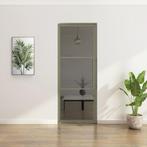 Stalen Taatsdeur - Olijfgroen - 3 Vlaks - Rook glas, 80 tot 100 cm, Overige typen, Nieuw, Metaal