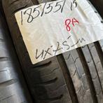 2 x Continental EcoContact 5 185-55-15 Zomerbanden 7,5mm, Auto-onderdelen, Banden en Velgen, Gebruikt, 15 inch, Band(en), Personenwagen