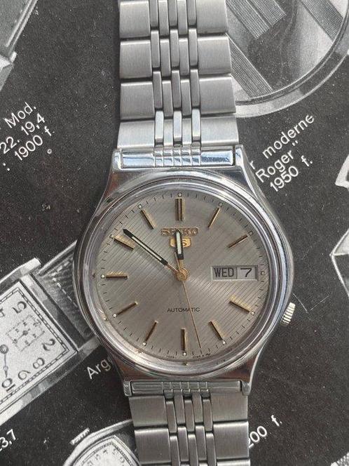 Seiko - Seiko 5 Automatic Day-Date - Zonder Minimumprijs -, Sieraden, Tassen en Uiterlijk, Horloges | Antiek
