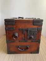 Antieke Suzuribako kist type  inktdoos kast - Hout,