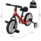TRUUSK Kinderloopfiets 2-in-1 - Loopfiets met Zijwieltjes -, Kinderen en Baby's, Verzenden, Nieuw