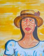 Giuseppe Migneco (1908-1997) - Contadina, Antiek en Kunst, Kunst | Schilderijen | Modern