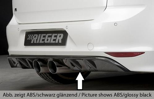 Rieger diffuser | VW Golf 7 VII R 2013-2017 | ABS | Dubbele, Auto-onderdelen, Carrosserie en Plaatwerk, Nieuw, Volkswagen, Verzenden