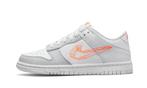 Nike Dunk Low 3D Swoosh White Grey - maat 38 (Sneakers), Verzenden, Nieuw, ["Nike","Nike Dunk"], Sneakers of Gympen