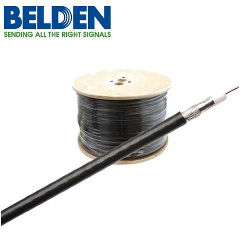 Belden Coaxkabel H125 PVC kleur zwart, Doe-het-zelf en Verbouw, Elektra en Kabels, Nieuw, Ophalen of Verzenden