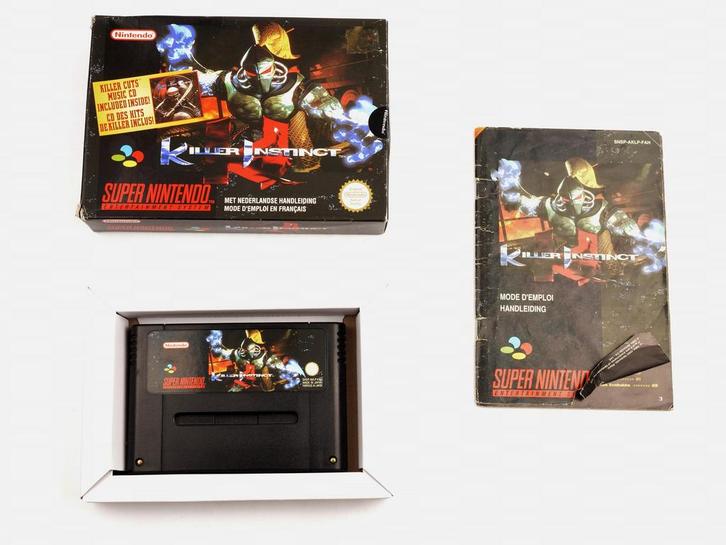 Killer Instinct [Super Nintendo], Spelcomputers en Games, Games | Nintendo Super NES, Zo goed als nieuw, Ophalen of Verzenden