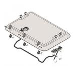 Dometic Heki 2 Afdekkapjes voor Acryl Kap, Caravans en Kamperen, Nieuw