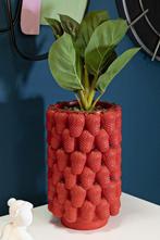 VAAS AARDBEI CM Ø 20X32, Huis en Inrichting, Woonaccessoires | Vazen, Ophalen of Verzenden, Nieuw