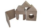 Foam blokken - soft play - ITAKA - 9 delig - cappuccino, Ophalen of Verzenden, Nieuw