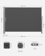 Zonwering - zonnescherm horizontaal - privacyscherm -, Tuin en Terras, Zonneschermen, Verzenden, Nieuw