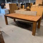 Opruiming! Eettafel Teak 240 x 100 | Van € 699,-, Ophalen, Overige houtsoorten, 50 tot 100 cm, Vijf personen of meer