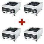 GGM Gastro | (4 stuks) Inductie kookplaat - 5 kW | IDS6#4 |, Verzenden, Nieuw in verpakking, Fornuis, Frituur en Grillen