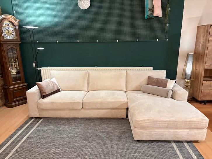 OPRUIMING | Uno Hoekbank | Pepp Interiors | 5 jaar zitgarant, Huis en Inrichting, Banken | Complete zithoeken, Nieuw, Stof