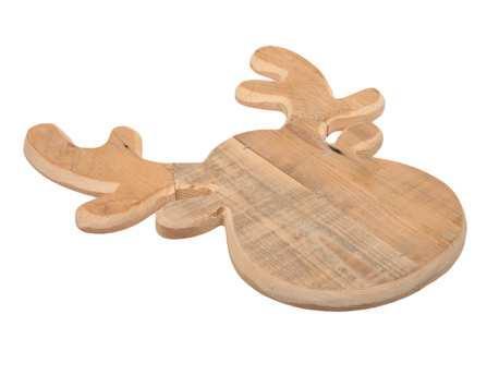 Actie houten rendierkop wooden plate borrelplank broodplank, Hobby en Vrije tijd, Knutselen, Nieuw, Ophalen of Verzenden