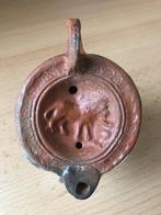 Oud-Romeins, Keizerrijk Terracotta Lamp, Antiek en Kunst