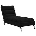 Zwarte Massage Chaise Longue - Tweedekansje voor Relaxen!..., Eenpersoons, 125 tot 150 cm, Nieuw, Ophalen of Verzenden