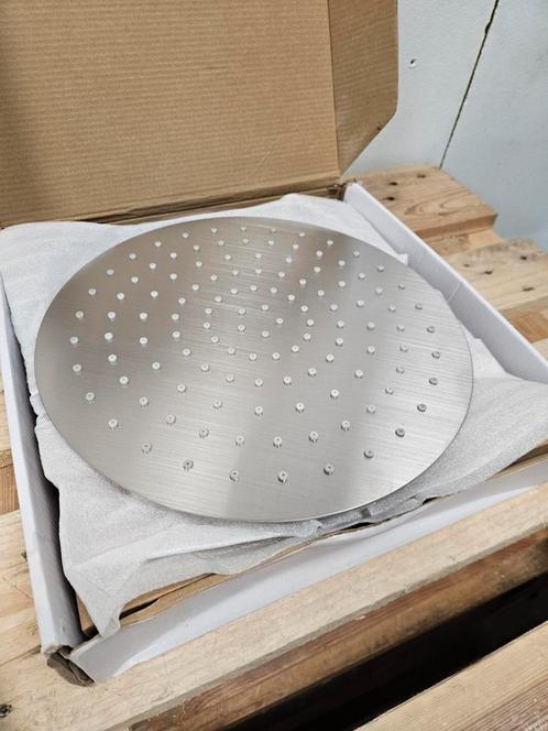 Wiesbaden Ufo hoofddouche rond 30 cm RVS, Doe-het-zelf en Verbouw, Sanitair, Bad, Nieuw, Rvs, Ophalen of Verzenden