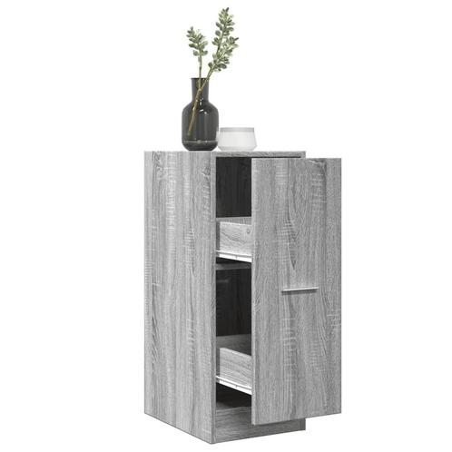 vidaXL Apothekerskast 30x41x77,5 cm bewerkt hout grijs, Huis en Inrichting, Kasten | Overige, Nieuw, Verzenden