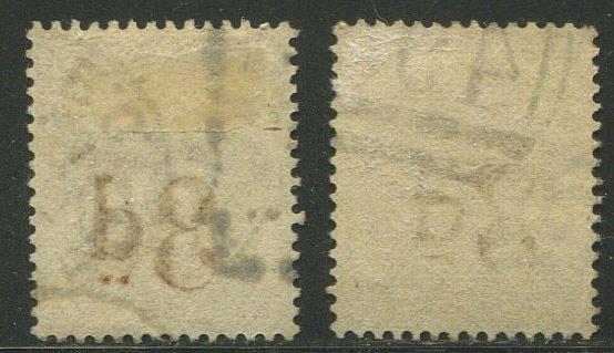 Groot-Brittannië 1883 - 3d on 3d lilac OVERPRINT DOUBLE -, Postzegels en Munten, Postzegels | Europa | UK