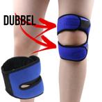 1x Dubbele Patellaband Kniepeesband - Blauw, Verzenden, Nieuw