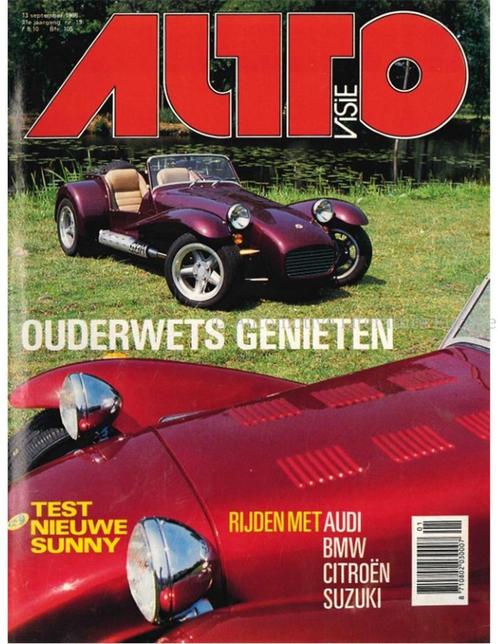 1986 AUTOVISIE MAGAZINE 19 NEDERLANDS, Boeken, Auto's | Folders en Tijdschriften