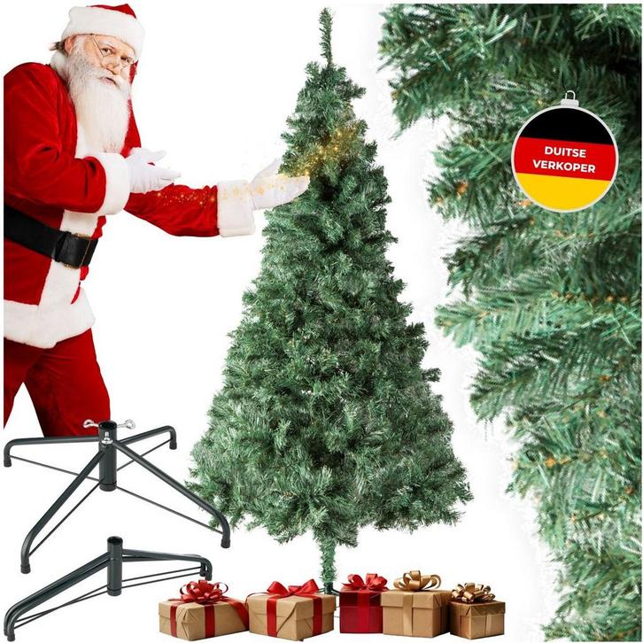 tectake® Kunstkerstboom - Levensecht met flexibele takken -, Huis en Inrichting, Tafels | Kaptafels, Nieuw, Verzenden
