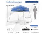 Coast vouwen paviljoen 3 m x 3 m grote vouw -out luifel, Caravans en Kamperen, Verzenden, Nieuw