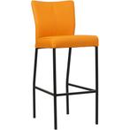 Leren barkruk Revolt hoog - Toledo Mandarin (oranje) -, Huis en Inrichting, Barkrukken, Nieuw, Leer, Ophalen of Verzenden, 90 cm of meer