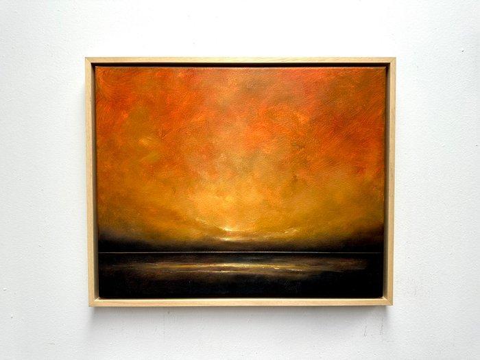 Joost Verhagen - Zoutelande Sunset, Antiek en Kunst, Kunst | Schilderijen | Modern