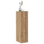 vidaXL Apothekerskast 30x41x118 cm bewerkt hout artisanaal, Verzenden, Nieuw