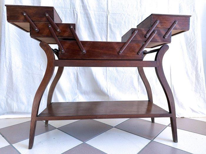 Naaidoos - Teak - Jaren 50/60, Antiek en Kunst, Kunst | Designobjecten