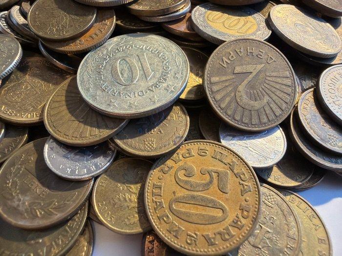 Joegoslavië, Kroatië, Servië. lot of 1,5+ kg, 1965. till, Postzegels en Munten, Munten | Europa | Niet-Euromunten