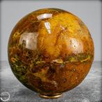 Natuurlijk groene opaal en agaat Bol- 976.77 g, Verzamelen, Mineralen en Fossielen
