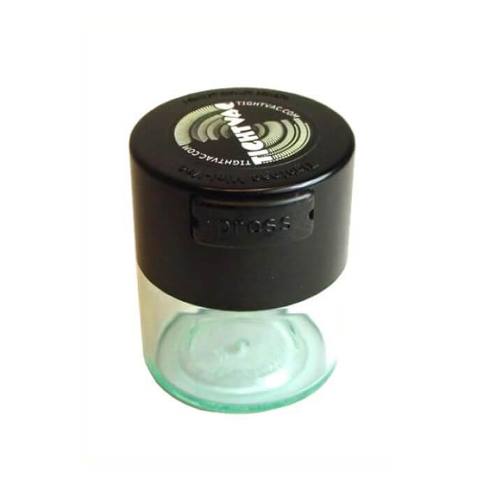 Voorraadpot Mini 0,12L / 30g  Zwart - Transparant, Verzamelen, Rookartikelen, Aanstekers en Luciferdoosjes, Nieuw, Ophalen of Verzenden