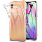 Galaxy A40 Premium Transparant Soft TPU Hoesje, Ophalen of Verzenden, Nieuw