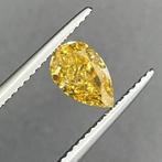 1 pcs Diamant  (Natuurlijk gekleurd)  - 1.02 ct - Peer -, Sieraden, Tassen en Uiterlijk, Edelstenen, Nieuw