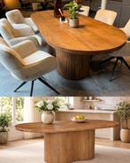 Eetkamertafel ACTIE Woonline gratis levering, Huis en Inrichting, Tafels | Eettafels, Verzenden, Nieuw, Vijf personen of meer