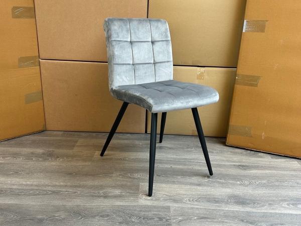 Veiling - Stoel Tilly (set van 6) Velvet - Velours - Grijs, Huis en Inrichting, Stoelen, Nieuw