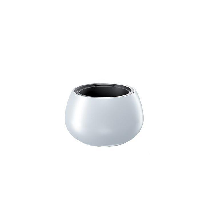 Bol bloempot ‘Solid’ |  Wit | 44 cm | binnen & buiten, Tuin en Terras, Bloempotten, Minder dan 40 cm, 40 cm of meer, Rond, Nieuw