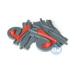 Treinwissel – 2 stuks -  B keus, Kinderen en Baby's, Speelgoed | Duplo en Lego, Verzenden, Nieuw