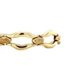 Gouden fantasie bangle 19 cm 14 krt, Sieraden, Tassen en Uiterlijk, Armbanden, Ophalen of Verzenden, Nieuw