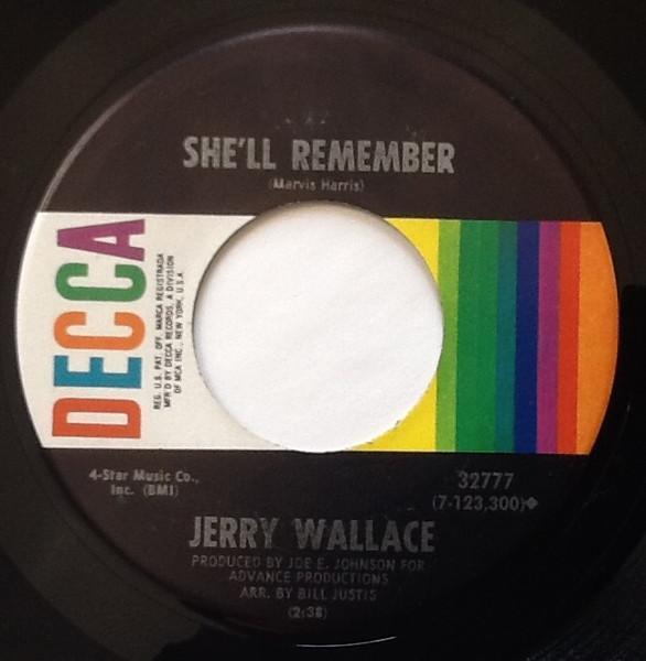 vinyl single 7 inch - Jerry Wallace - Shell Remember, Cd's en Dvd's, Vinyl Singles, Zo goed als nieuw, Verzenden