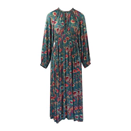 Ulla Johnson • Estella midi jurk • XL, Kleding | Dames, Jurken, Groen, Nieuw, Maat 46/48 (XL) of groter, Verzenden
