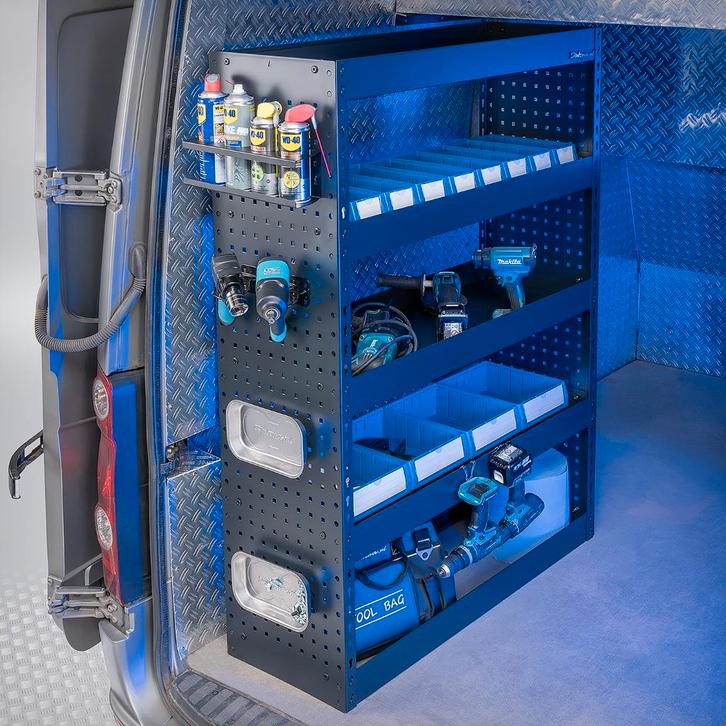 Datona Bedrijfswageninrichting - Inbouwkast met 4 legplanken, Doe-het-zelf en Verbouw, Overige Doe-het-zelf en Verbouw, Nieuw