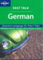 Lonely Planet: Fast Talk German (1st Ed) 9781741791051, Verzenden, Gelezen, Lonely Planet