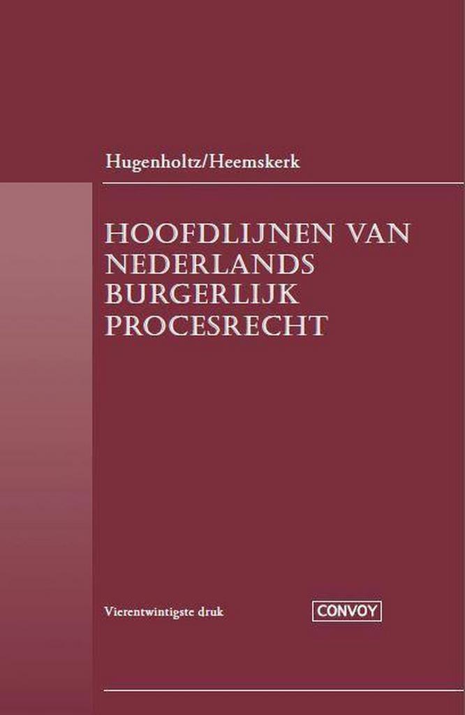 Hoofdlijnen van Nederlands Burgerlijk Procesrecht, Boeken, Wetenschap, Gelezen, Verzenden