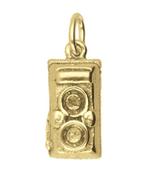 Gouden Fototoestel - Fotocamera antiek ketting hanger, Verzenden, Nieuw