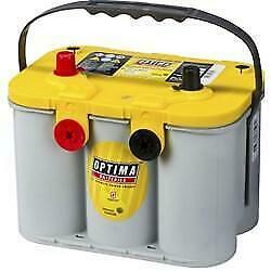 Optima Yellow Top YTU4.2 accu 12V 55Ah 254x172x173x200, Auto-onderdelen, Accu's en Toebehoren, Verzenden