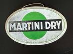 Ovale metalen insigne Martini Dry - 1955 - Insegna, Antiek en Kunst